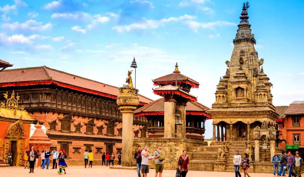 Bhaktaput durbar square on the way to nagarkot
