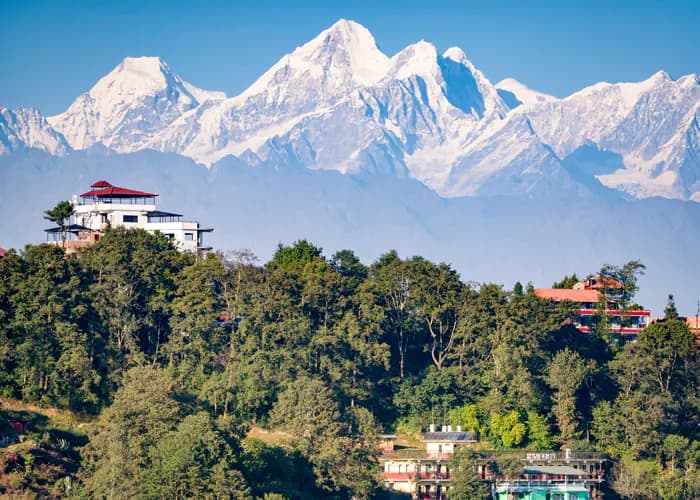 Mountains seen from nagarkot