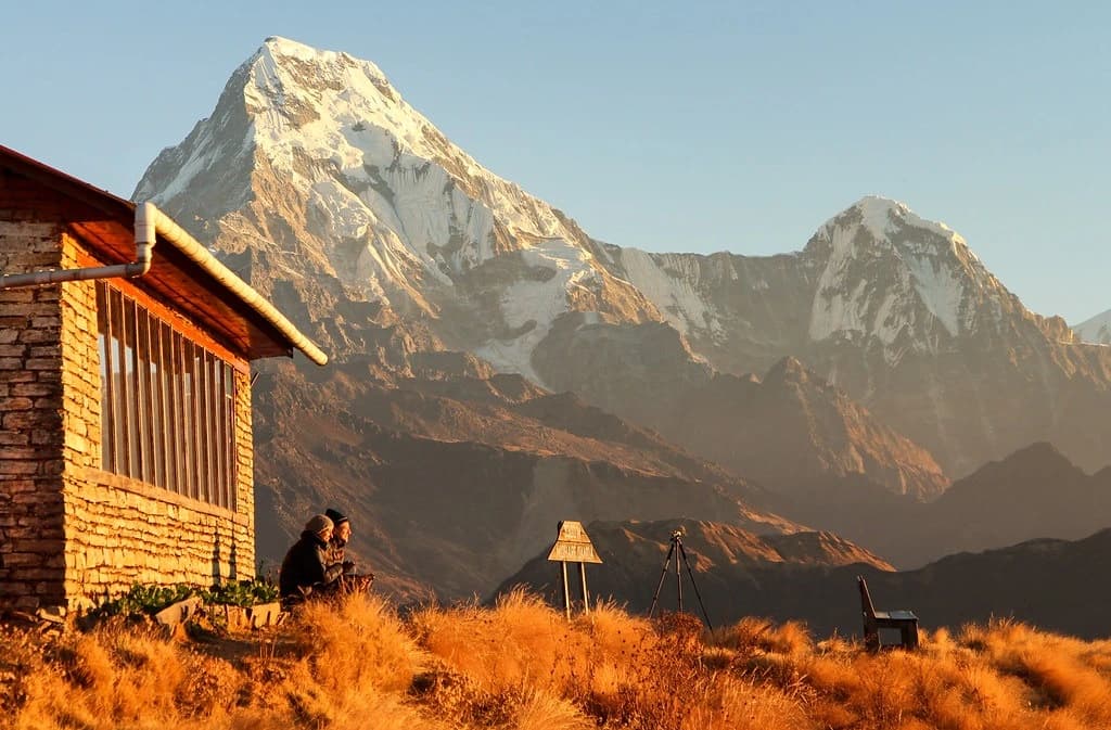 Mountain seen from mohare danda trek