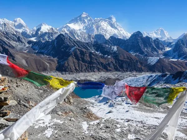 view from renjo la pass trek